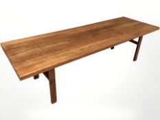 A 20th century teak Danish rectangular coffee table,
