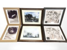 A group of prints including The Hay Wain after Constable,
