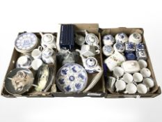 Assorted Ringtons caddies, calendar plates, tea caddies, mugs,