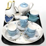 A group of J and G Meakin tea china,
