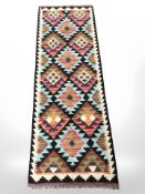 A Maimana Kilim runner,