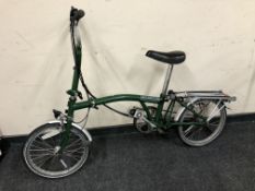 A Brompton folding bike, frame 9