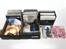 Assorted vinyl LP records and 45 singles, classical, mixed artists, The Police, compilations,