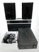 A Yamaha Natural Sound receiver, CRX-M170, J & L 2.