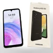 A Samsung Galaxy 13 5G smart phone with box, no accessories.