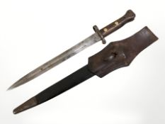 A British 1888 pattern Lee Metford bayonet by Wilkinson London, length 30.