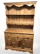 A modern pine dresser,
