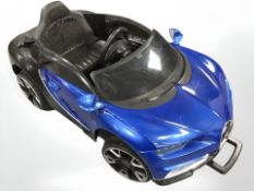 A child's electric car,