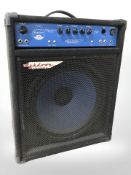 An Ashdown Electric Blue 130 amplifier.