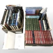 A collection of Dicken's volumes, other relating to Sir Bobby Robson,