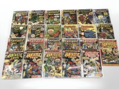 Twenty three vintage Marvel The Fantastic Four comics,