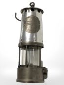 An Eccles protector type 6 miner's lamp