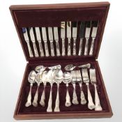 A canteen of Cooper Ludlam EPNS cutlery