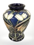 A modern Moorcroft Loch Hope vase, dated 2004,