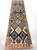 A Maimana Kilim runner,
