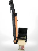 A Daiwa fishing box and contents,