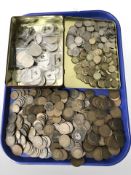 *Withdrawn* A large quantity of British pennies and half pennies, three pence pieces,