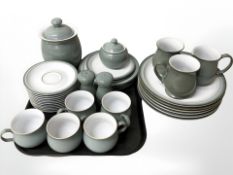 Thirty four pieces of Denby pottery table wares