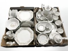 A large quantity of Johnson Brothers Eternal Beau table wares.