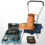 An Alko garden shredder,