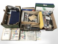 A large quantity of 20th century loose stamps, albums, etc.