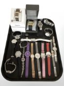 Contemporary wristwatches including Skagen, Radley, Seiko, Lorus, etc.