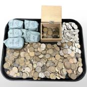 A large quantity of decimal coins mainly copper, some Victorian pieces,
