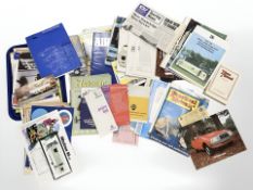 A quantity of motoring ephemera including catalogues, manuals, price lists etc, including Vauxhall,