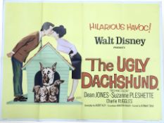 A Disney film poster : The Ugly Dachshund, copyright 1965 Walt Disney Productions,