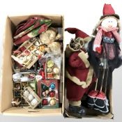 A collection of Danish Christmas decorations.