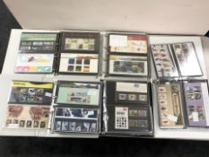 Five albums of Royal Mail mint stamps