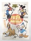 A Spanish Disney film poster : Fiesta Magica,