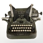 An Oliver typewriter.