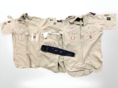 A group of Boy Scout's uniforms (1 box)
