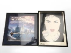 A signed and framed LP record 'Like You Do - The Best of the Lightning Seeds',