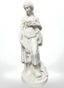 A Victorian Copeland Parian figure of Ruth,