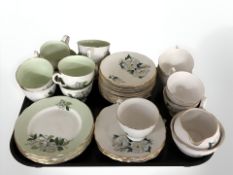 Thirty nine pieces of Royal Malvern tea china.