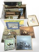 A group of continental oil paintings, landscapes, etc.