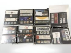 Five albums of Royal Mail mint stamps