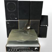 A GEC Sound Deck stereo system (lid cracked),