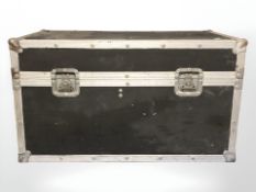 An aluminium-bound flight case