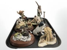 A group of Border Fine Arts and Country Artist's animal figures and groups