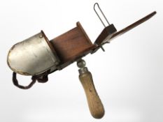 A stereoscope viewer.