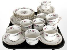 Thirty four pieces of Royal Stafford tea china.