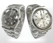 A gent's stainless steel Tissot Automatic Seastar calendar wristwatch, case 36mm,
