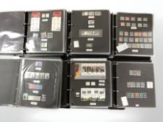 Six albums of Dutch stamps,