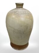 An S Johnson & Sons, Wath, two gallon stoneware bottle, height 39 cm.