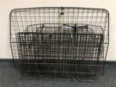 Two folding pet cages