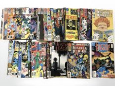 DC Comics Justice League America, a run of issue numbers 26 to 84, missing 83,