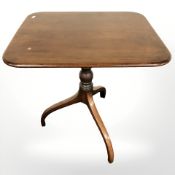 A George III style tilt top occasional table,